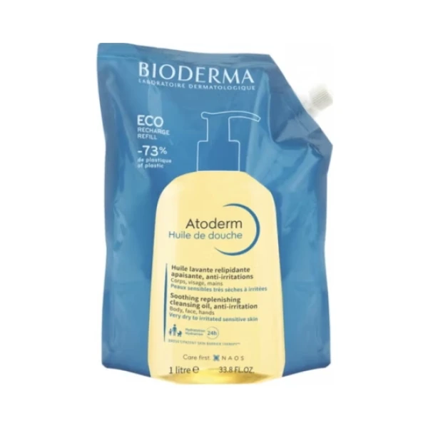 7525279-Bioderma Atoderm Óleo Duche EcoRefill 1L.webp